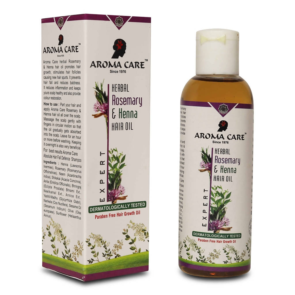 Aroma Care Herbal Rosemary & Henna Hair Oil - Distacart