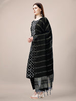Thumbnail for Malishka Women's Black Rayon Embroidered Straight Kurta Pant With Dupatta - Distacart