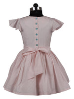 Thumbnail for ArthLife Pink Wreath Embroidered Dress - Distacart