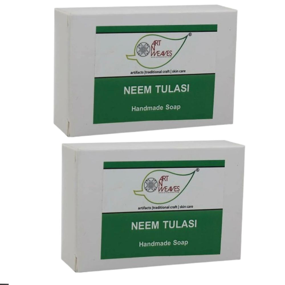 artNweaves Neem Tulsi Handmade Soap - Distacart