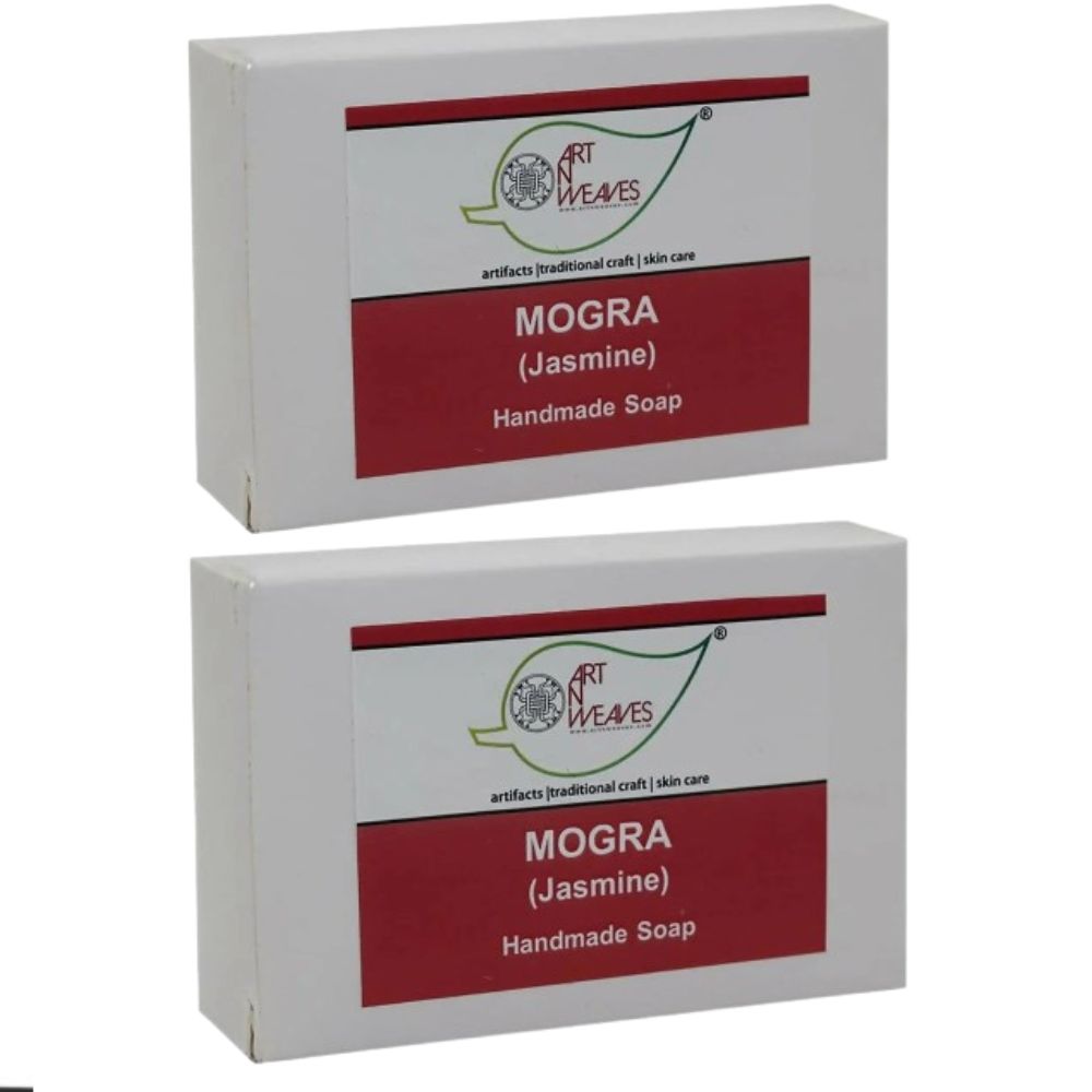 artNweaves Mogra (Jasmine) Handmade Soap - Distacart