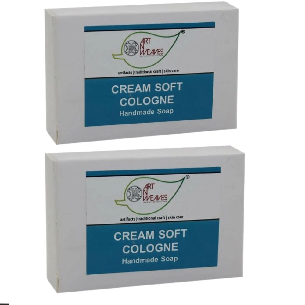 artNweaves Handmade Cream Soft Cologne Soap - Distacart
