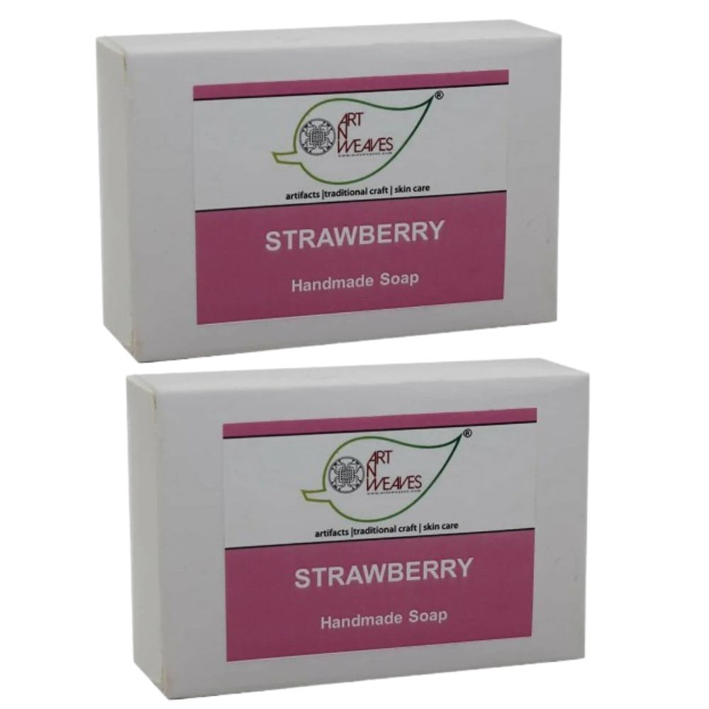 artNweaves Strawberry Handmade Soap - Distacart