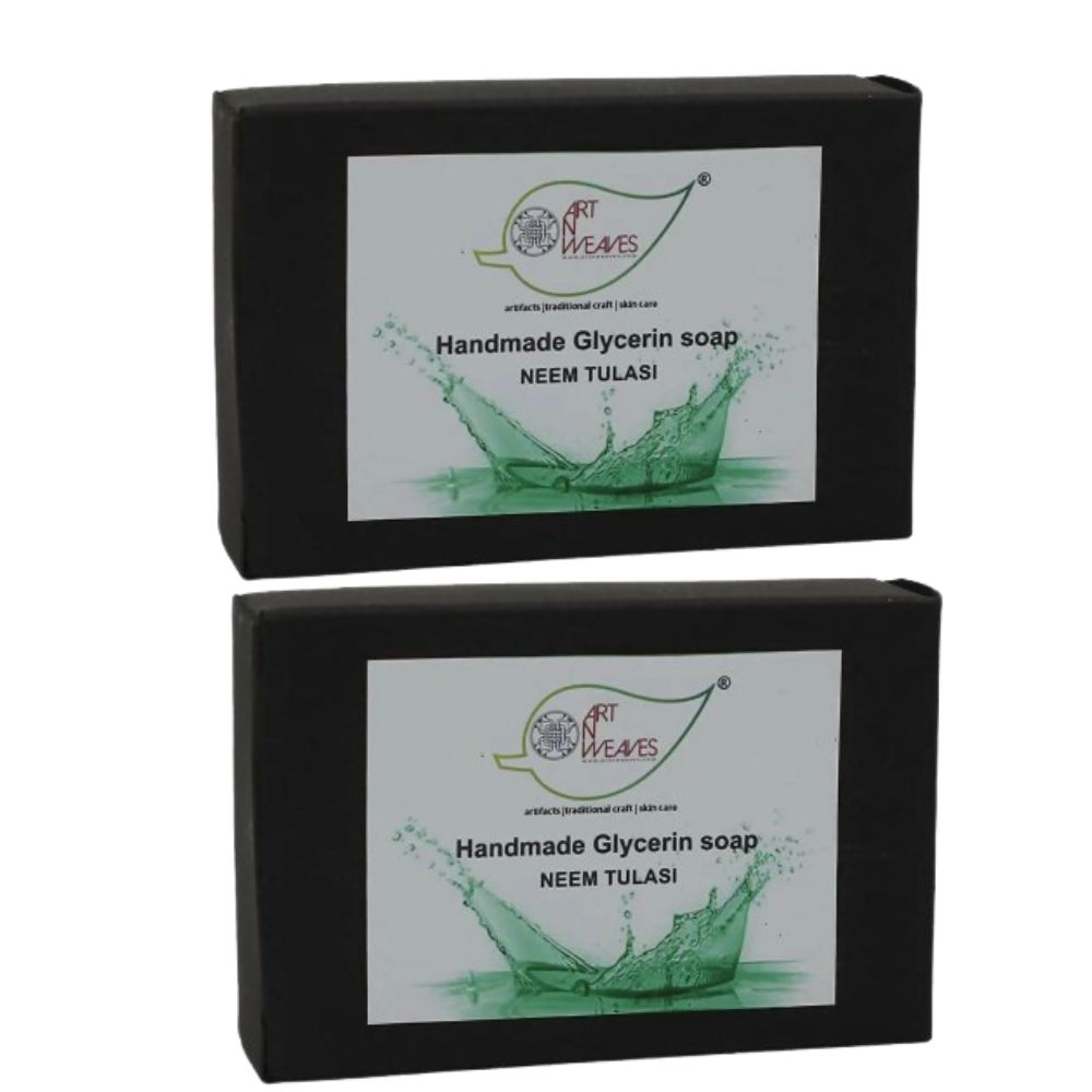 artNweaves Handmade Glycerin Soap Neem Tulsi - Distacart