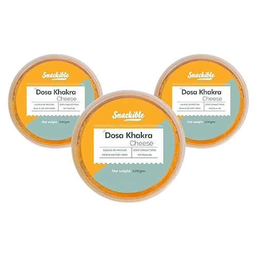 Snackible Cheese Dosa Khakra - Millet Snack - Distacart