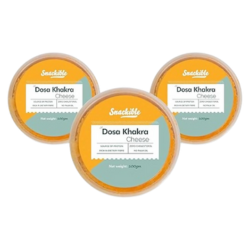 Snackible Cheese Dosa Khakra - Millet Snack - Distacart