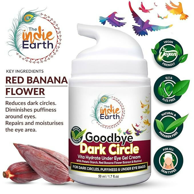 The Indie Earth Good Bye Dark Circles Vita Rich Under Eye Gel Cream - Distacart