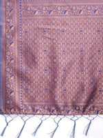 Thumbnail for Astita Elegant Sky Blue Cotton Saree with Contrast Pallu - Perfect Blend of Tradition & Comfort
