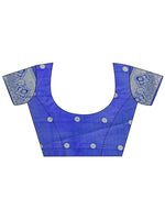 Thumbnail for Astita Graceful Light & Dark Sky Blue Silk Saree with Rich Woven Border & Paisley Pallu - Perfect for Festive & Wedding Wear - Distacart