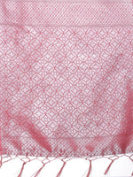Thumbnail for Astita Orange Lichi Silk Woven Zari Work Traditional Tassel Saree - Distacart