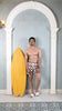 Noroke Sustainable fabric | Poly elastane Nude Patterned Men Swim Shorts - Distacart