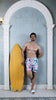 Noroke Sustainable fabric | Poly elastane Geometric Patterned Men Board Shorts - Distacart