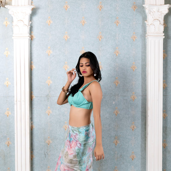 Noroke Silk Floral Silk Sarong - Printed - Distacart