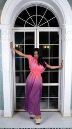 Thumbnail for Noroke Flat Sheer Sheer Wrap Beachwear Cover Up Dress - Ombre - Distacart