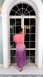 Thumbnail for Noroke Flat Sheer Sheer Wrap Beachwear Cover Up Dress - Ombre - Distacart