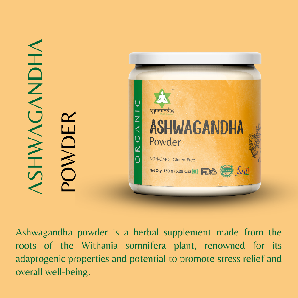 Ayurvedix Organic Ashwagandha Powder - Distacart