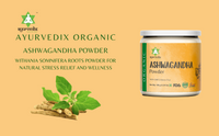 Thumbnail for Ayurvedix Organic Ashwagandha Powder - Distacart