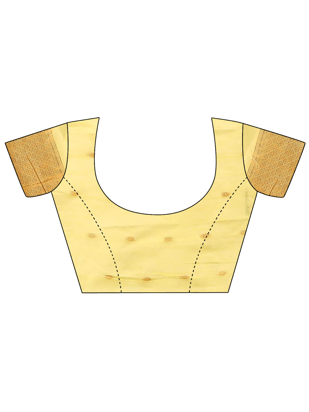 Astita Elegant Yellow Woven Work Saree - A Whiff of Tradition Wrapped in Grace - Distacart