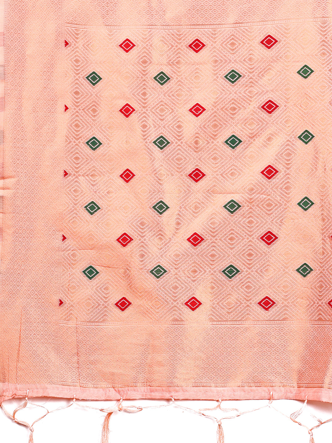 Astita Elegant Pink Woven Work Saree - A Whiff of Tradition Wrapped in Grace - Distacart