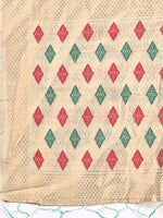 Thumbnail for Astita Light Green Jacquard Saree with Tassels - Radiate Soft Elegance and Timeless Beauty - Distacart