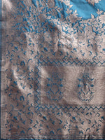 Thumbnail for Astita Emerald Teal Green Banarasi Silk Saree with Zari Floral Work - Elegance Woven in Every Thread - Distacart