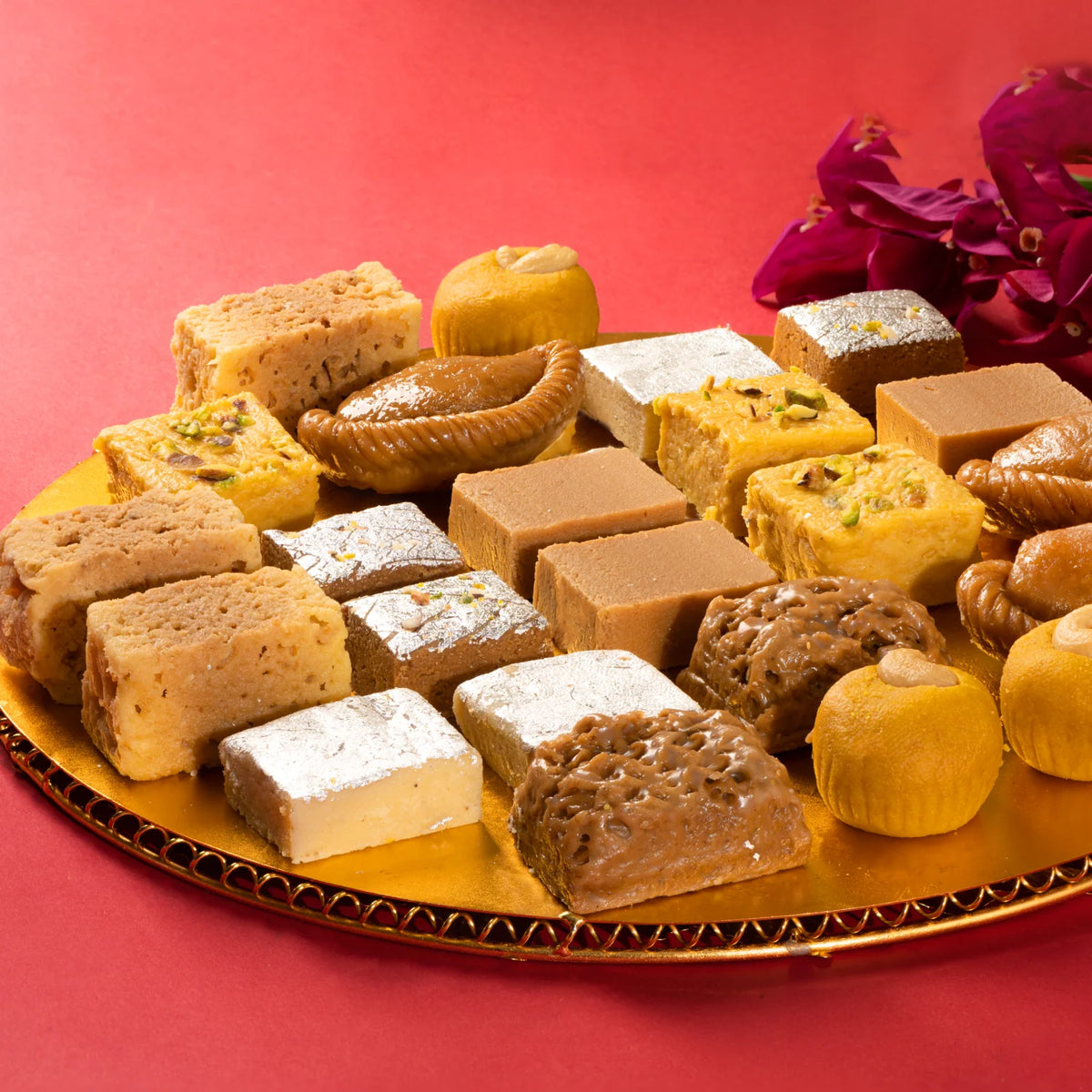 Pulla Reddy Assorted Sweets | Pure Ghee Assorted Sweets for Gifting | Pulla Reddy Assorted Ghee Indian Sweets - Dista