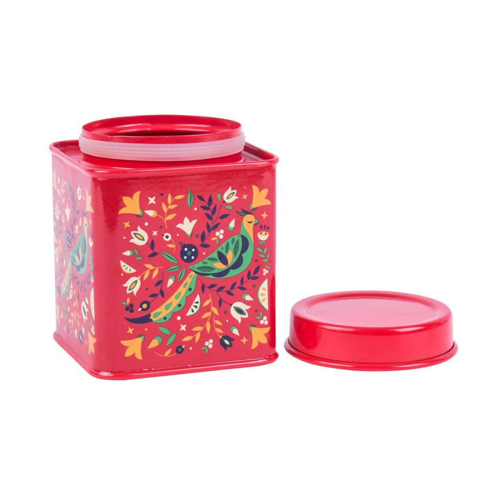 Chumbak Dark Red Storage Tin - Dista