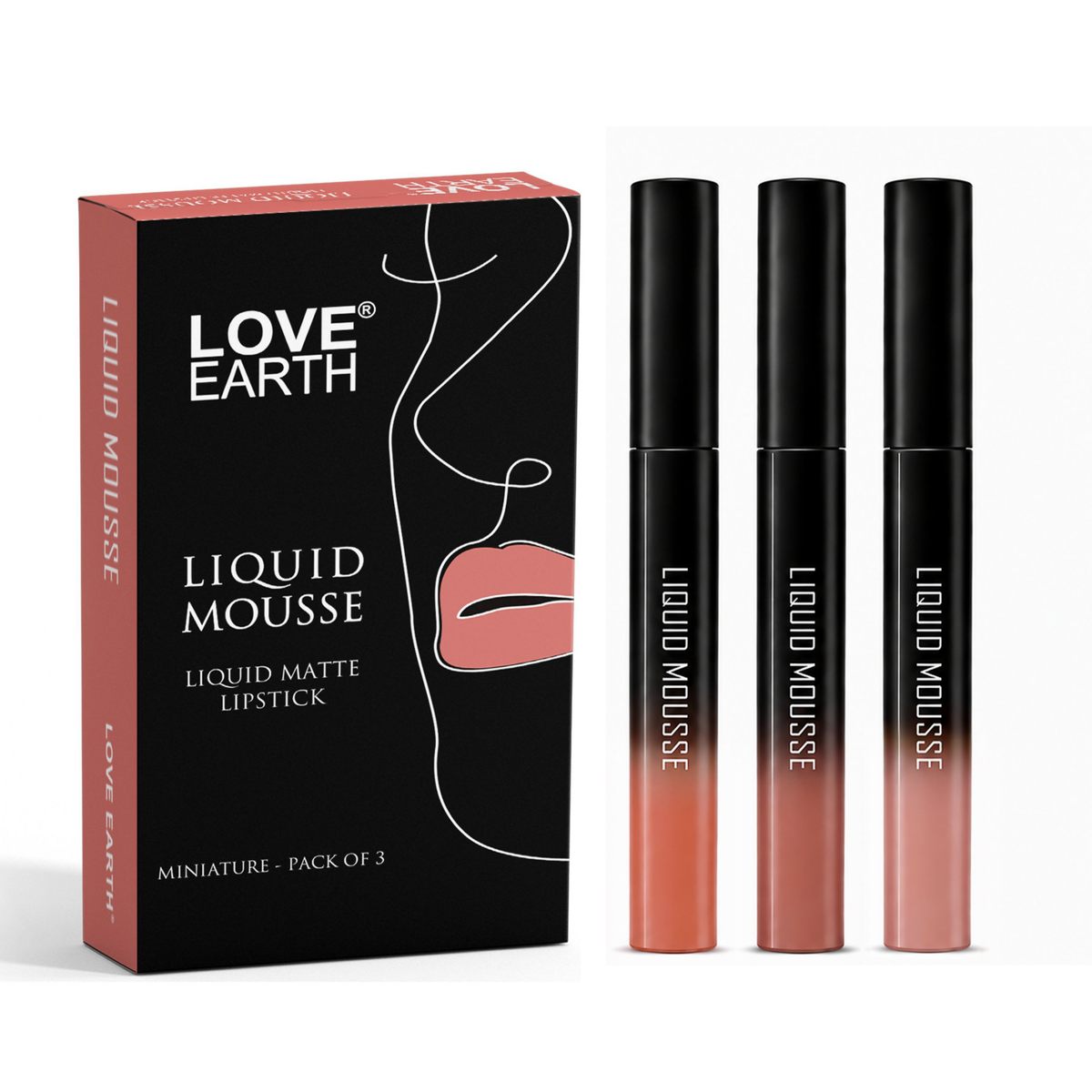 Love Earth Liquid Mousse Matte Lipstick More Nudes