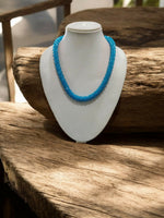 Thumbnail for Inhanns Noor-E-Jalwa – Handmade Crystal Bead Necklace -Adjustable - Sky Blue Only Necklace - Distacart