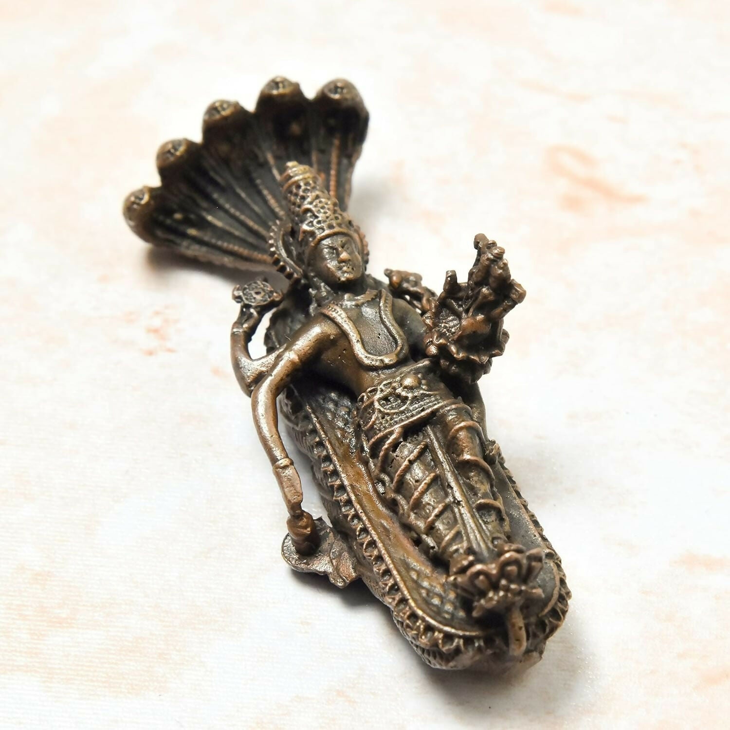 Copper Idols India - By Bhimonee Decor Handmade Ranganatha Swamy Idol - Distacart