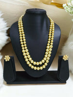 Thumbnail for Inhanns Everyday Workwear Pearl Set (Double Layered Pearls) - Yellow - Distacart