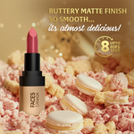 Thumbnail for Faces Canada Comfy Matte Velvet Touch Lipstick - Pink Biscoff 03 - Distacart