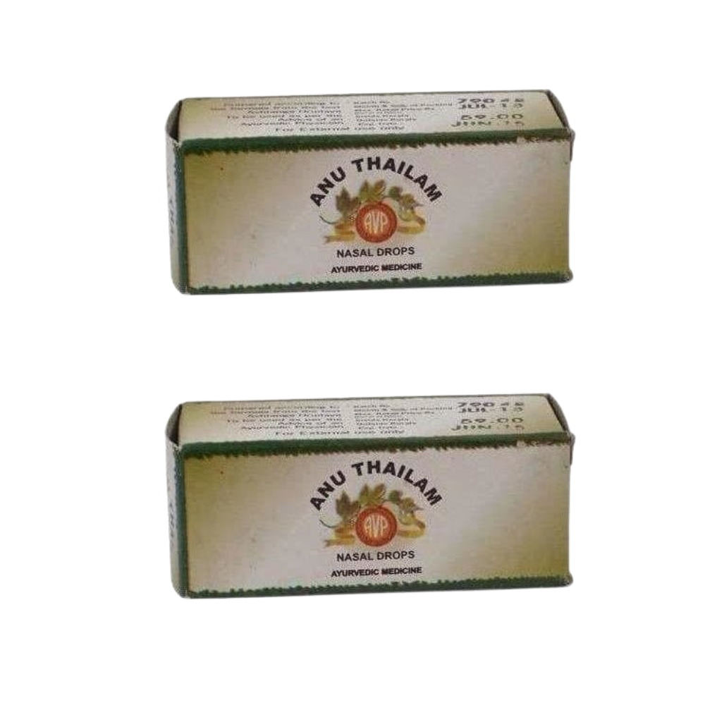 AVP Ayurveda Anu Thailam Nasal Drops 10 ml - Distacart