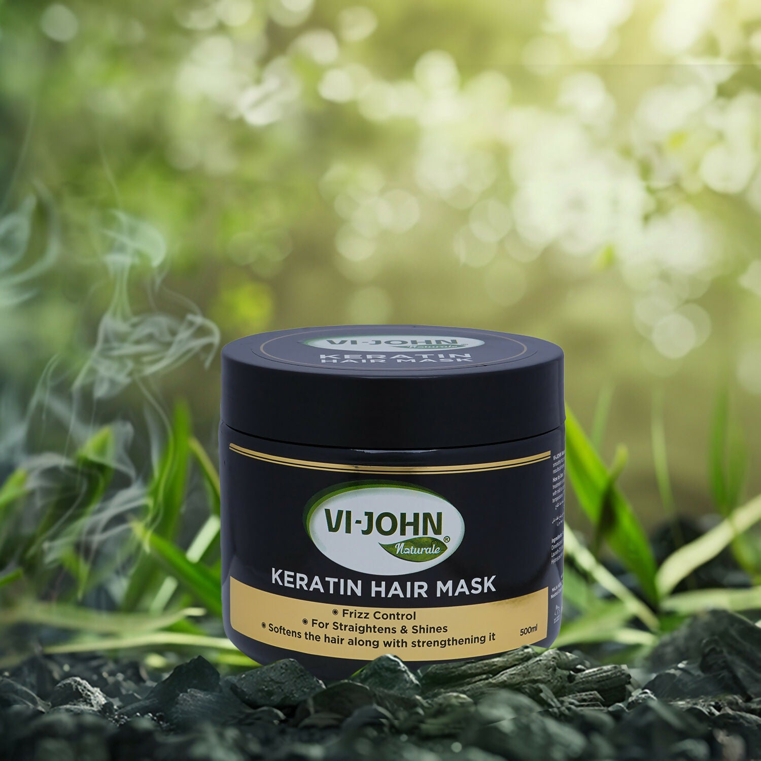VI-JOHN Naturale Keratin Hair Mask for Friz Controal, Straightens & Shines