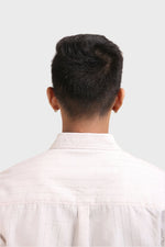 Thumbnail for Xkind Off White Silver Stripes Regular Fit Shirt