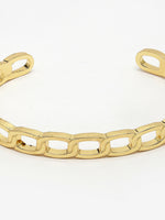 Thumbnail for NVR Men's Gold-Plated Metal Cuff Bracelet - Distacart