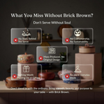 Thumbnail for Brick Brown Handcrafted Enamel Coated Wooden Pastel Flora Roti Box
