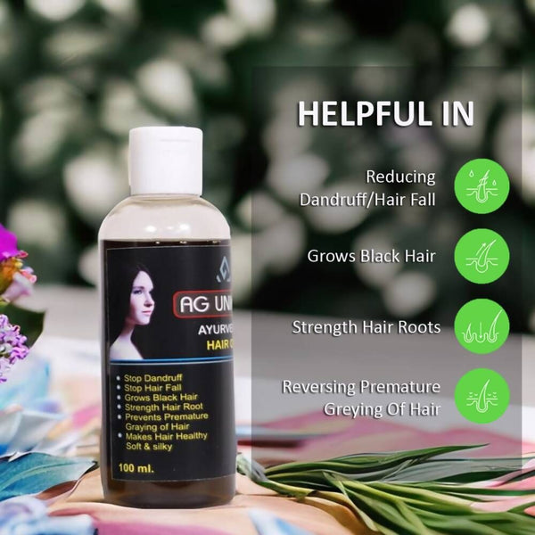 Ag Unique Ayurvedic Hair Oil - Distacart