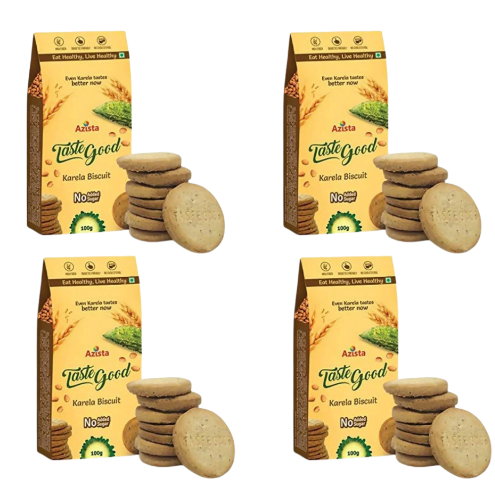Azista Taste Good Karela Biscuit - Distacart