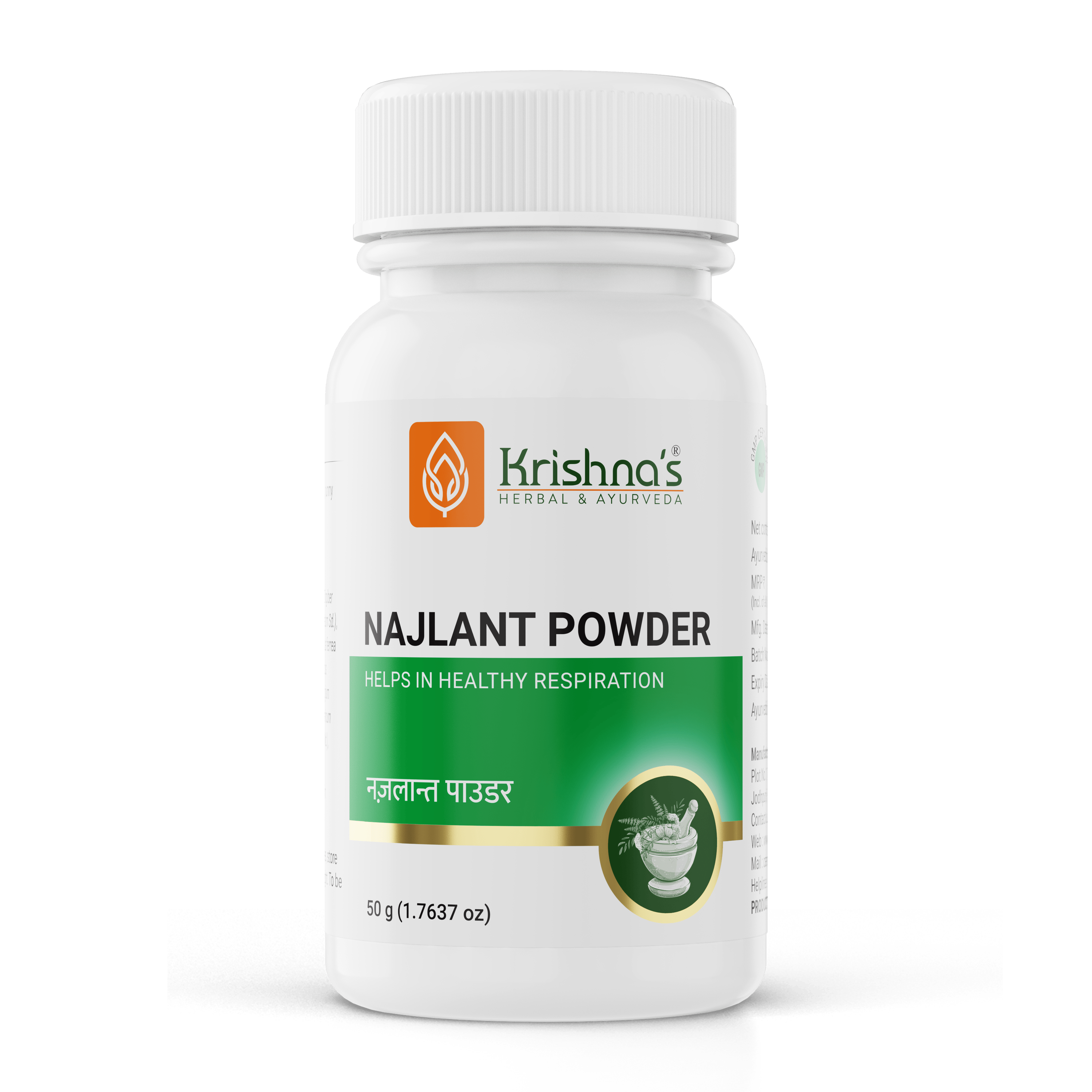 Krishna'S Herbal & Ayurveda Najlant Powder - Distacart