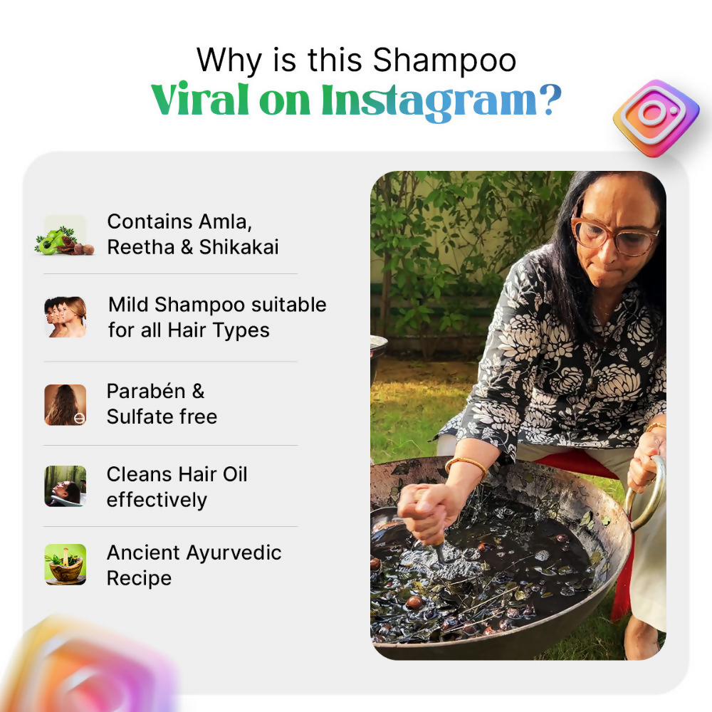 Nidhi'S Grandmaa Secret Curry Leaf & Hibiscus Shampoo - Distacart