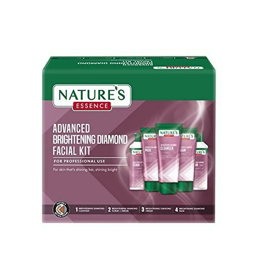 Nature's Essence Advanced Brightening Diamond Facial Kit - Distacart