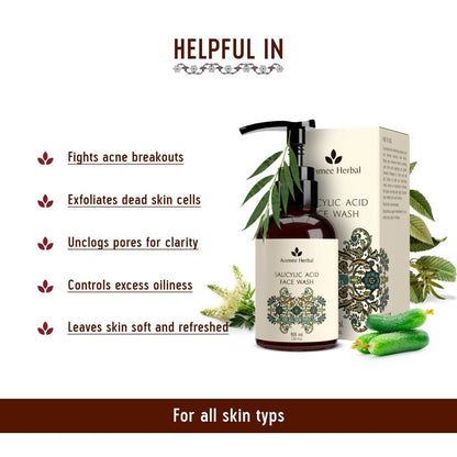 Avimee Herbal Salicylic Acid Face Wash - Distacart