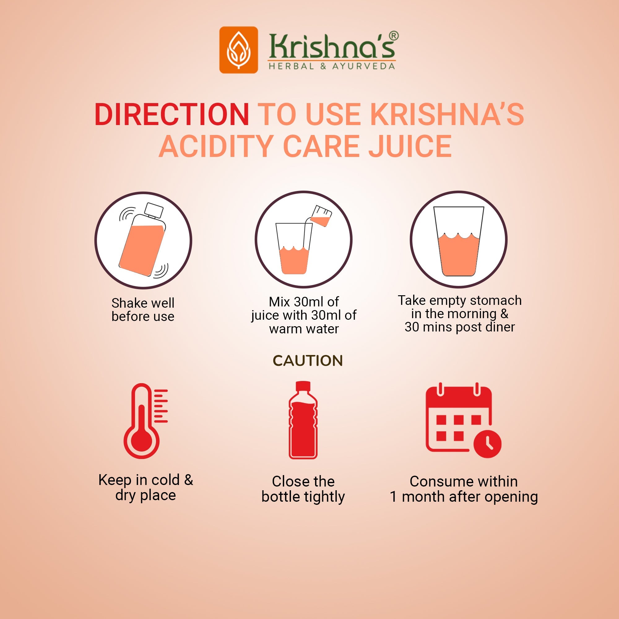 Krishna'S Herbal & Ayurveda Acidity Care Juice
