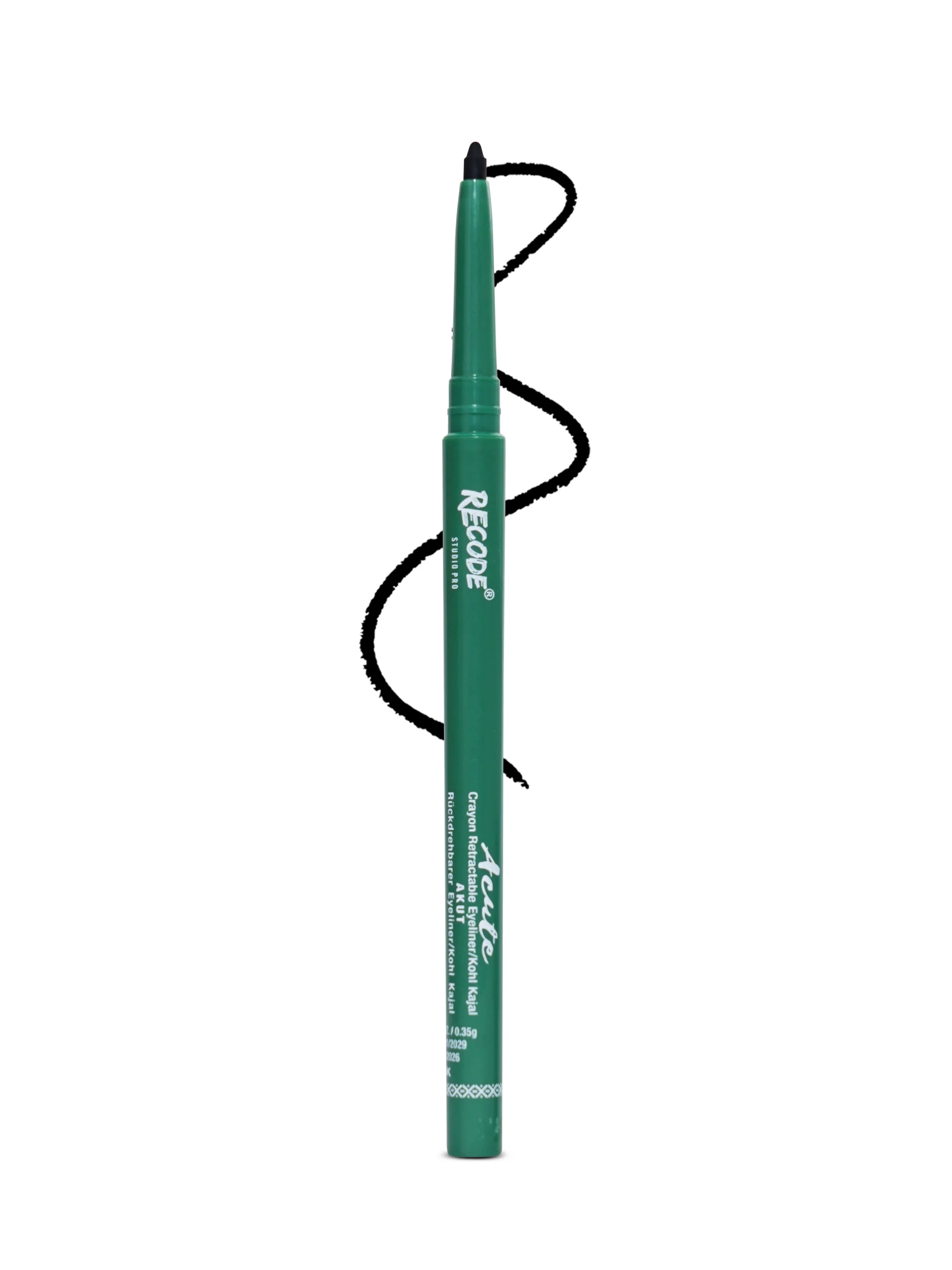 Recode Black Eyeliner Acute Kajal Pencil - Dista