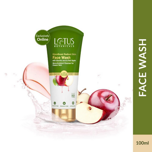Lotus Botanicals GlycoBoost Radiant Skin Face Wash - Distacart