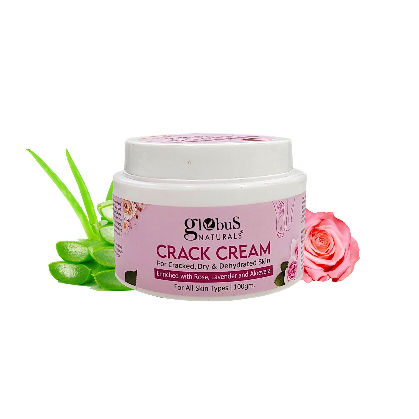 Globus Naturals Crack Cream Rose - Distacart