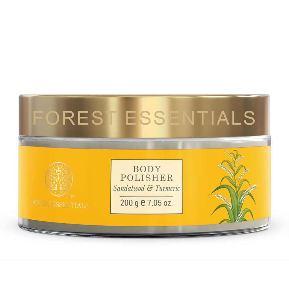 Forest Essentials Body Polisher Sandalwood & Turmeric - Distacart
