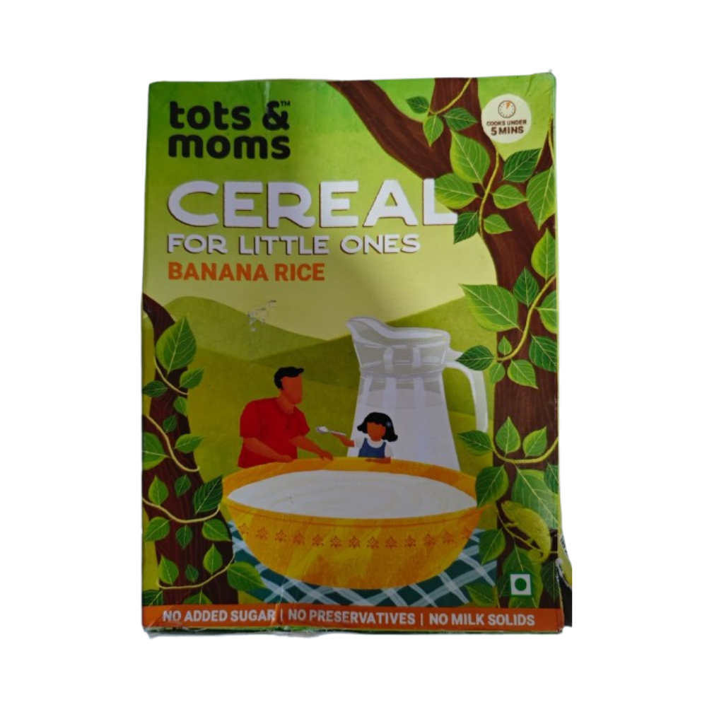 Tots and Moms Organic Cereal Banana Rice - Distacart