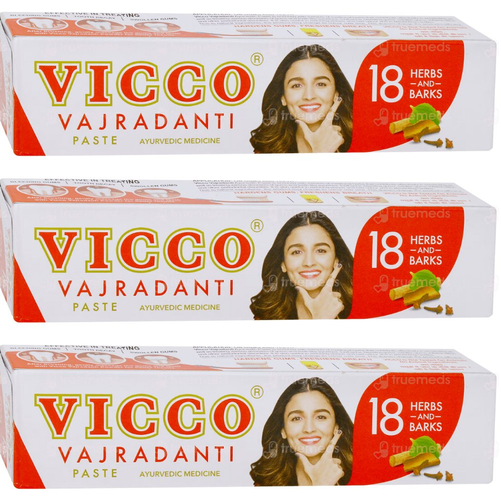 Vicco Vajradanti Ayurvedic 18 Herbs and Barks Toothpaste